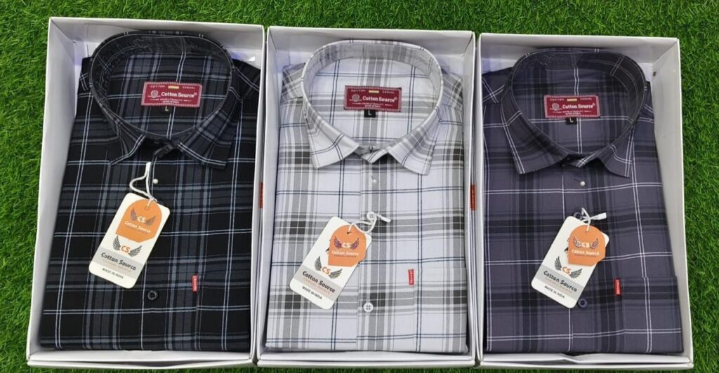 premium quality check shirt manufacturer